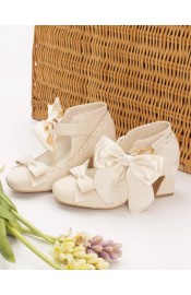 Mr Akita Clotilde Medium Heel Shoes(Reservation/5 Colours/Full Payment Without Shipping)